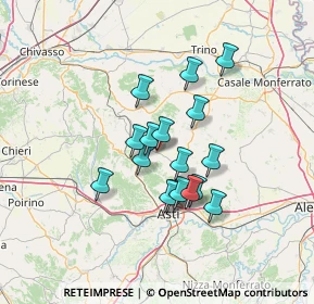 Mappa Via Asti Chivasso, 14030 Frinco AT, Italia (10.59176)