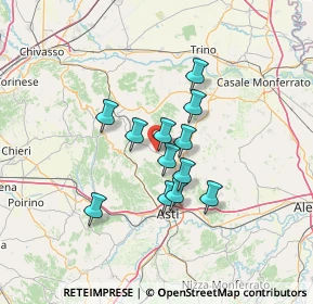 Mappa Via Asti Chivasso, 14030 Frinco AT, Italia (9.97)