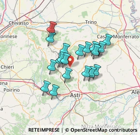 Mappa Via Asti Chivasso, 14030 Frinco AT, Italia (10.4145)