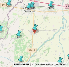 Mappa Via Giuseppe Verdi, 29011 Borgonovo Val Tidone PC, Italia (6.71333)