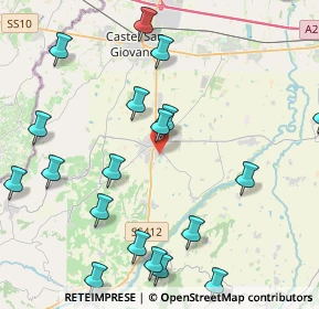 Mappa Via Giuseppe Verdi, 29011 Borgonovo Val Tidone PC, Italia (5.305)