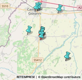 Mappa Via Giuseppe Verdi, 29011 Borgonovo Val Tidone PC, Italia (2.95)