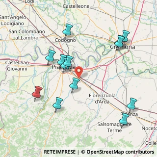 Mappa Via Emilia Parmense Ovest, 29010 Pontenure PC, Italia (17.31615)