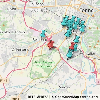 Mappa Piazza John Fitzgerald Kennedy, 10092 Beinasco TO, Italia (4.23947)