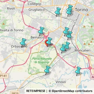 Mappa Piazza John Fitzgerald Kennedy, 10092 Beinasco TO, Italia (4.48417)