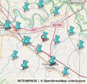 Mappa Via Piacenza, 29016 Cortemaggiore PC, Italia (9.945)