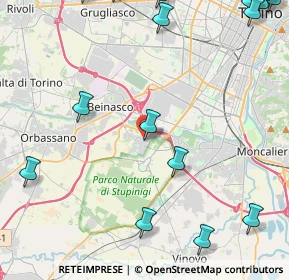 Mappa Via Udine, 10092 Borgaretto TO, Italia (7.12)