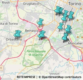 Mappa Via Udine, 10092 Borgaretto TO, Italia (4.34333)