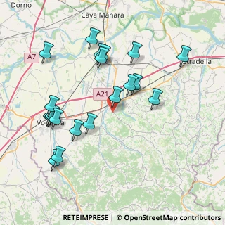 Mappa Strada Madonna, 27045 Casteggio PV, Italia (8.3895)