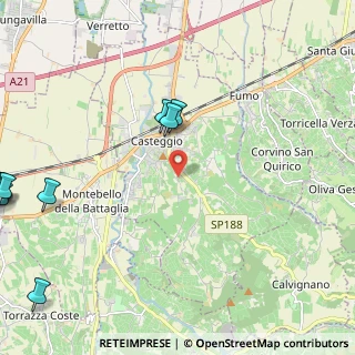 Mappa Strada Madonna, 27045 Casteggio PV, Italia (3.595)