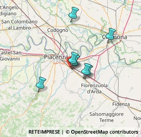 Mappa Via Emilia Parmense, 29010 Pontenure PC, Italia (41.8515)