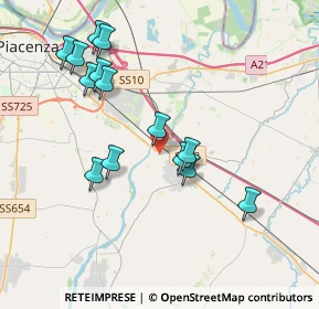 Mappa Via Emilia Parmense, 29010 Pontenure PC, Italia (3.83929)