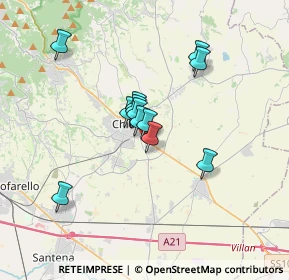 Mappa Via Riva, 10023 Chieri TO, Italia (2.57667)