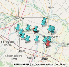 Mappa Roccabianca, 43010 Roccabianca PR, Italia (11.0975)