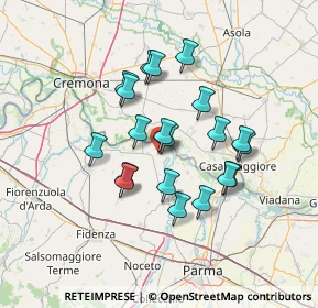 Mappa Roccabianca, 43010 Roccabianca PR, Italia (11.561)