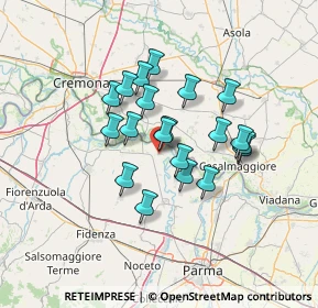 Mappa Roccabianca, 43010 Roccabianca PR, Italia (10.591)