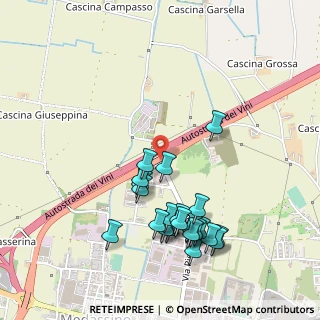 Mappa A21 Torino - Piacenza - Brescia, 27058 Voghera PV, Italia (0.524)