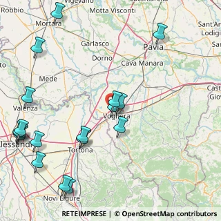 Mappa A21 Torino - Piacenza - Brescia, 27058 Voghera PV, Italia (22.39833)