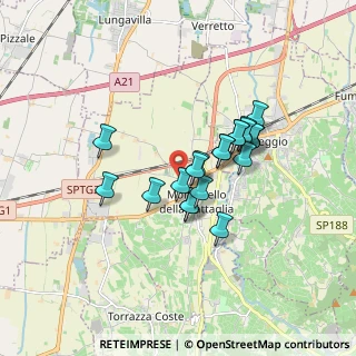 Mappa Via Giosuè Carducci, 27054 Montebello della Battaglia PV, Italia (1.323)