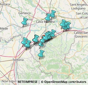 Mappa Via Giosuè Carducci, 27054 Montebello della Battaglia PV, Italia (9.769)