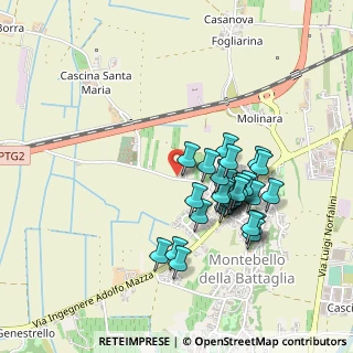 Mappa Via Giosuè Carducci, 27054 Montebello della Battaglia PV, Italia (0.41379)