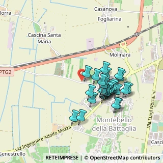 Mappa Via Giosuè Carducci, 27054 Montebello della Battaglia PV, Italia (0.4025)