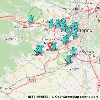 Mappa Via Antonio Gramsci, 10043 Orbassano TO, Italia (7.2185)