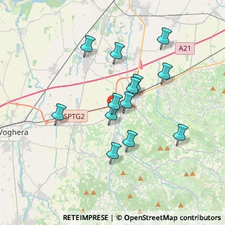 Mappa Via per Casteggio, 27054 Montebello della Battaglia PV, Italia (3.22)