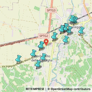 Mappa Via per Casteggio, 27054 Montebello della Battaglia PV, Italia (1.026)