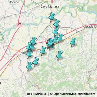 Mappa Via per Casteggio, 27054 Montebello della Battaglia PV, Italia (5.54118)