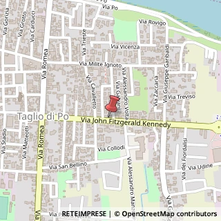 Mappa Viale John Fitzgerald Kennedy, 37, 45019 Taglio di Po, Rovigo (Veneto)