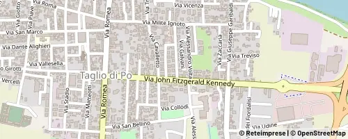 Mappa Taglio di Po