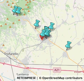 Mappa Via Sisto IV, 10023 Chieri TO, Italia (2.54909)