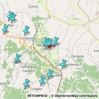 Mappa Via Mairano, 14025 Montechiaro d'Asti AT, Italia (2.44615)
