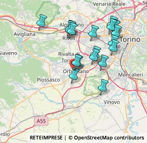 Mappa Via Massimo D'Azeglio, 10043 Orbassano TO, Italia (7.268)