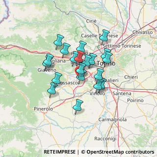 Mappa Via Massimo D'Azeglio, 10043 Orbassano TO, Italia (10.3305)