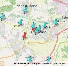 Mappa Via Massimo D'Azeglio, 10043 Orbassano TO, Italia (2.12917)