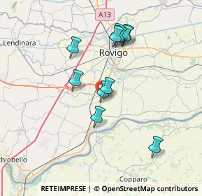 Mappa Strada Statale Adriatica, 45033 Bosaro RO, Italia (6.53)