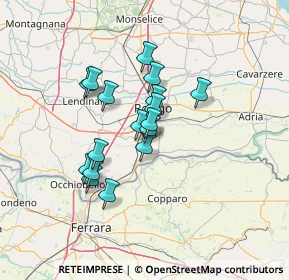 Mappa Strada Statale Adriatica, 45033 Bosaro RO, Italia (10.38529)