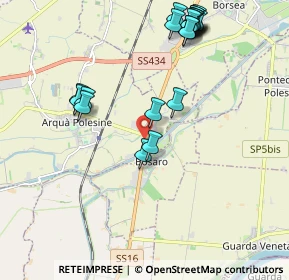 Mappa Strada Statale Adriatica, 45033 Bosaro RO, Italia (2.264)