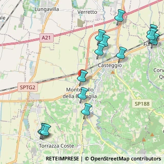 Mappa Viale Rimembranze, 27054 Montebello della Battaglia PV, Italia (2.80333)