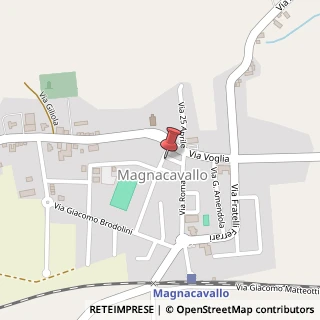 Mappa Piazza IV Novembre, 10, 46020 Magnacavallo, Mantova (Lombardia)