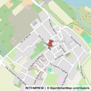 Mappa Via Mart. di Belfiore, 2D, 46028 Sermide, Mantova (Lombardia)