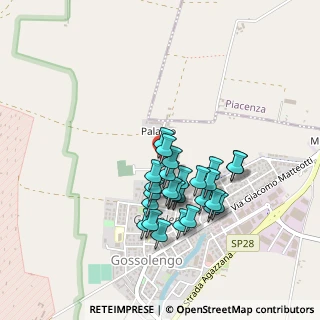 Mappa Via Guglielmo Marconi, 29020 Gossolengo PC, Italia (0.37037)