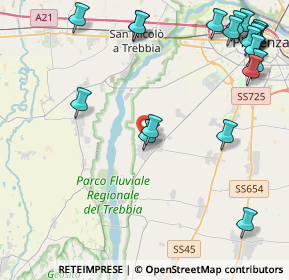 Mappa Via Guglielmo Marconi, 29020 Gossolengo PC, Italia (5.902)