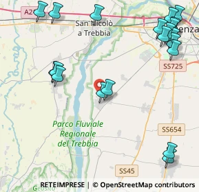 Mappa Via Guglielmo Marconi, 29020 Gossolengo PC, Italia (5.762)