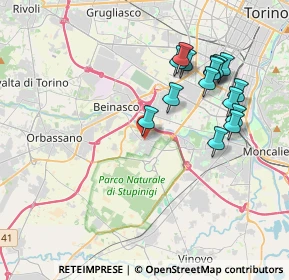 Mappa Via Nino Bixio, 10092 Beinasco TO, Italia (3.90267)