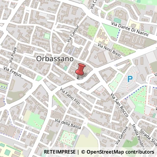 Mappa Via Castellazzo, 26, 10043 Orbassano, Torino (Piemonte)