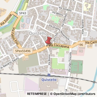 Mappa Via Cocapanna,  5, 46026 Quistello, Mantova (Lombardia)