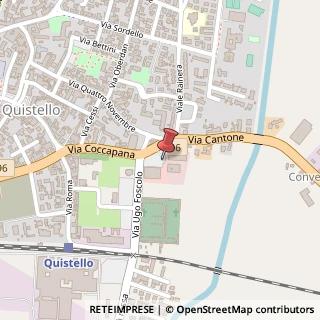 Mappa Via Ugo Ruberti, 1, 46026 Quistello, Mantova (Lombardia)
